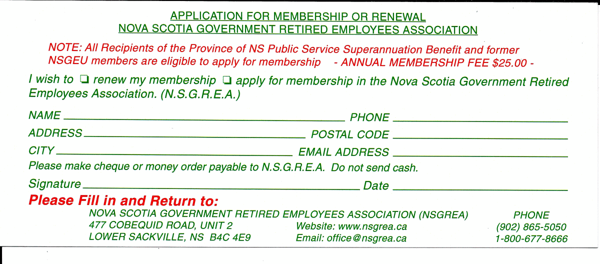 Application Form